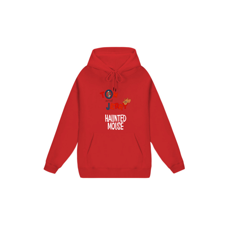 Cross-Border E-Commerce Children's Clothing Printed Fashion Jerry and Tom Hooded Sweatshirt 12 Types of Children's Sweatshirts in the Same Style as Adults Cross-Border E-Commerce Children's Clothing Printed Fashion Jerry and Tom Hooded Sweatshirt 12 Types of Children's Sweatshirts in the Same Style as Adults