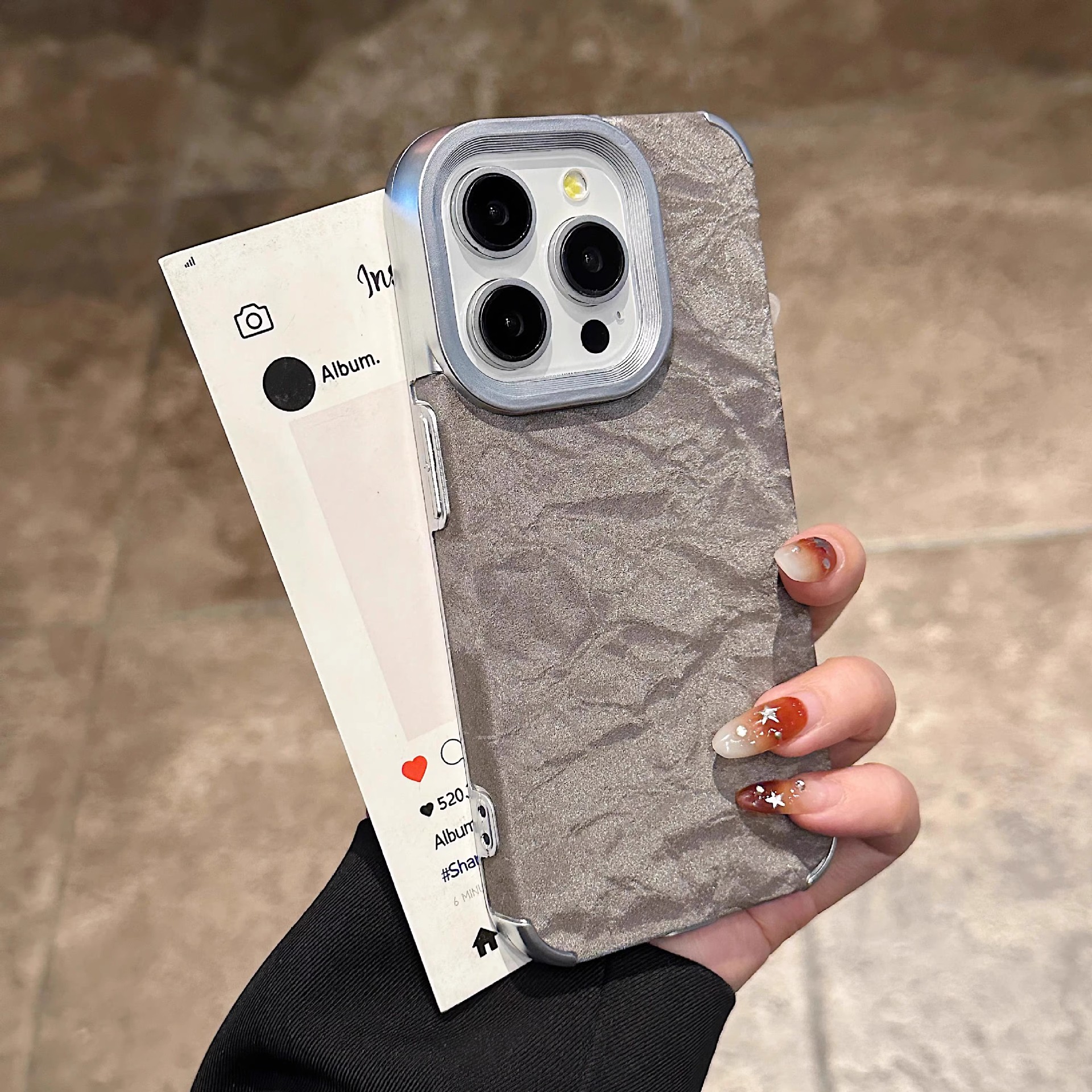 Velvet Snow Mountain Pattern Phone Case Suitable For IPhone 17 Pro, 14, 15 Max, New 11, Premium 12 Pro_voghion.com