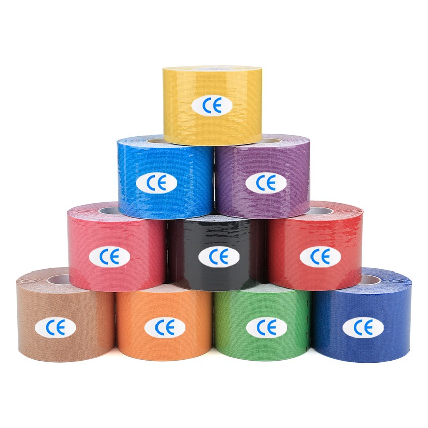 Muscle Paste Elastic Bandage Elastic Sports Tape Athlete Muscle Effect Paste Knee Pad Elbow Fitness Self-adhesive Bandage