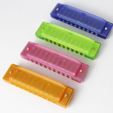 学生儿童早教益智10孔ABS塑料外壳玩具口琴带塑料盒