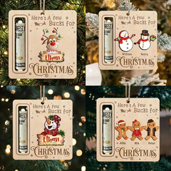 RZP 跨境圣诞节Cute Money Holder Christmas Ornament装饰树钱夹