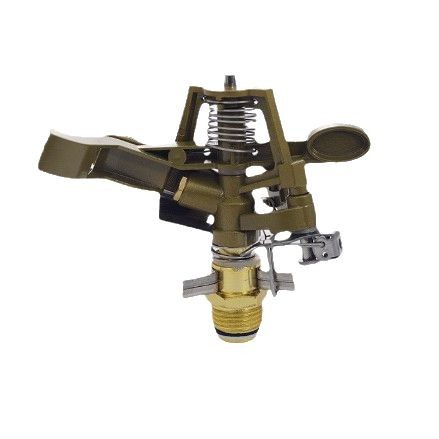 Aspersor de jardín riego por aspersor ecológico rociador automático rociador de césped de 360 grados soporte de rociador de ave de agua de aleación de zinc