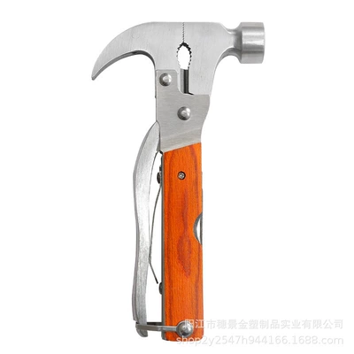 Qəza çəkici Outdoor Tool Cangle Hammer Portable - claw-hammer-with-colored-wooden-handle