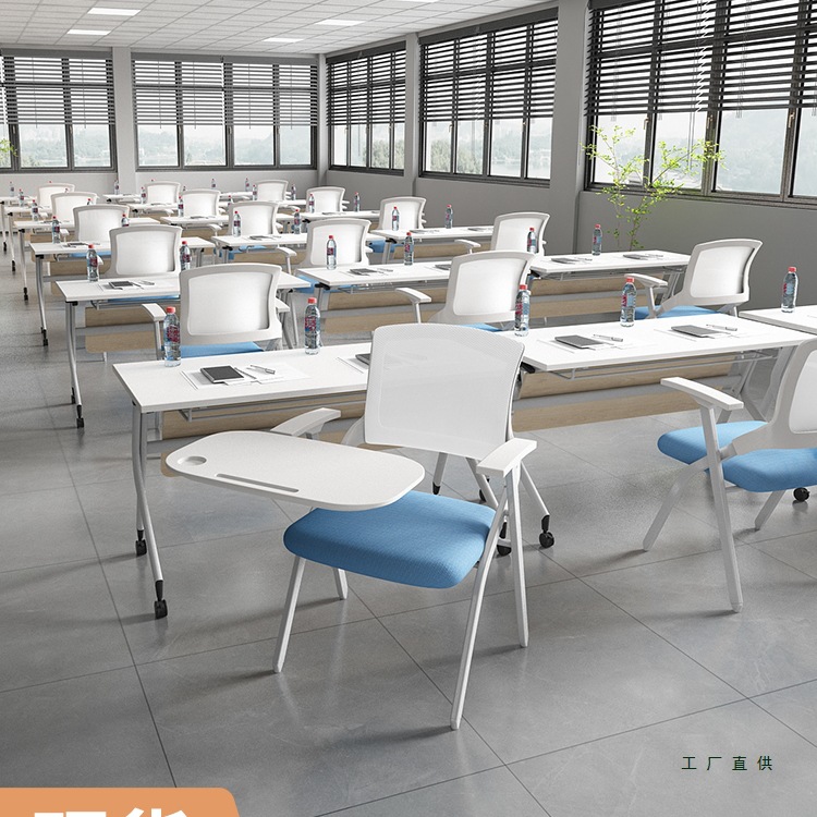 Training chair with a table with a chair with a office board can be…