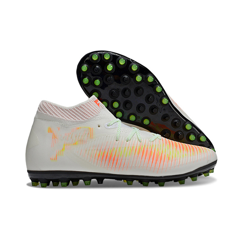 Fábrica de Putian al por mayor zapatos de fútbol deportivos transfronterizos futuros 8 generaciones de alta esencia de punto completo serie MG clavos para hombres