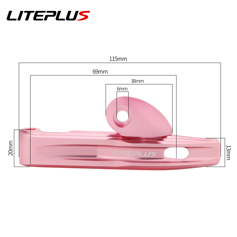 Liteplus 小型ホイール折りたたみ自転車安全バックル折りたたみハンドルビッグライン自転車改造アルミ合金アクセサリー|undefined