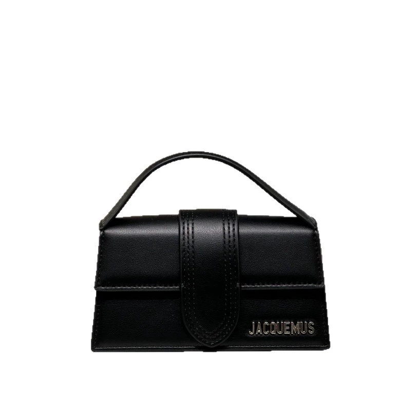 One-shoulder genuine leather bag, small 18 cm / big 24 cm, compact design