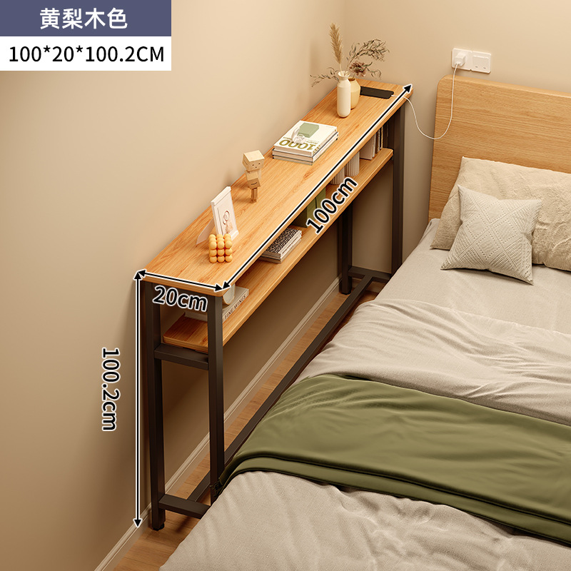 Mesa doméstica dormitorio de niñas simple escritorio de alquiler casa contra la pared escritorio de computadora mesa de trabajo balcón estrecha mesa larga