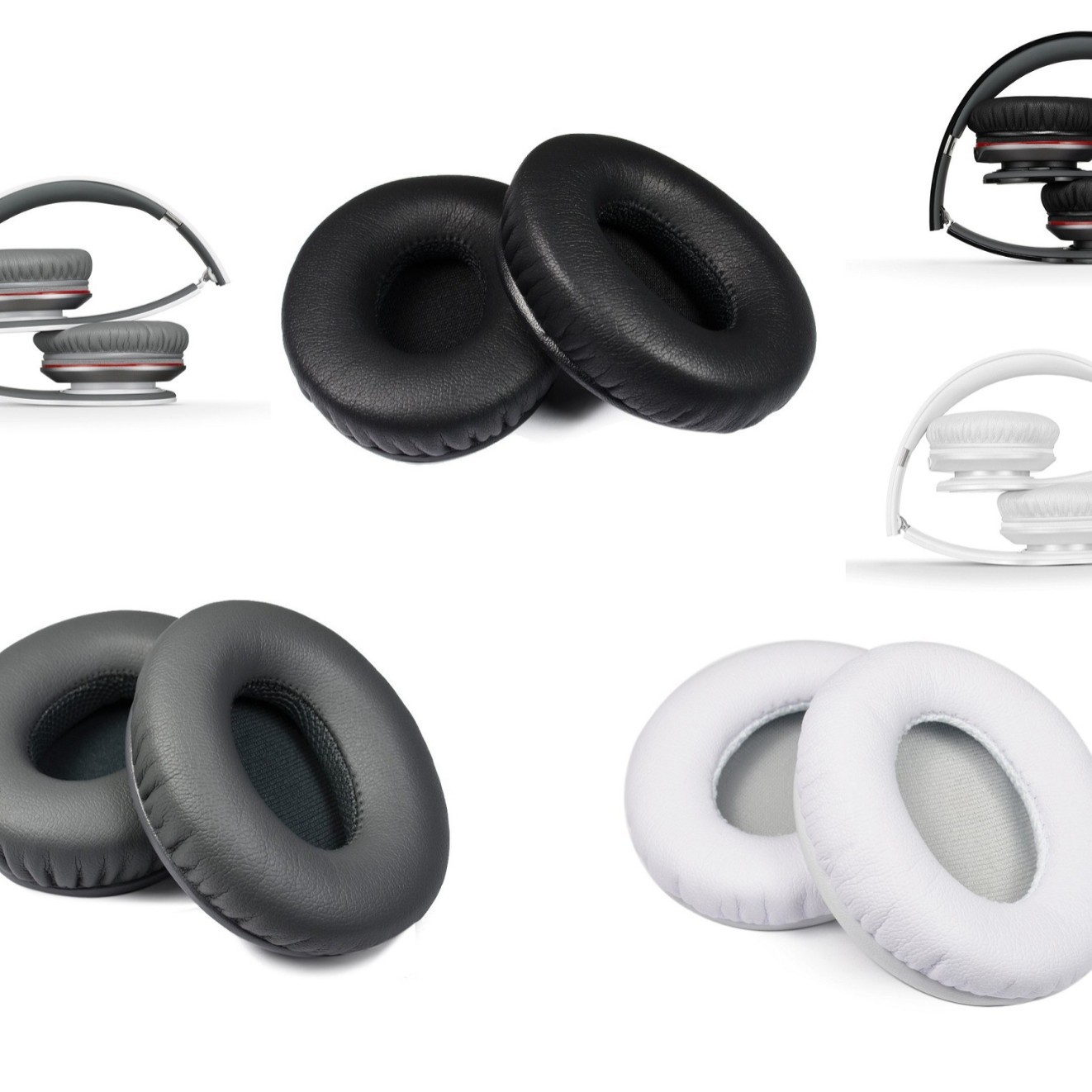 适用魔音 SOLO HD solo1.0 一代有线版耳机套SOLO 1.0 蓝牙海绵罩