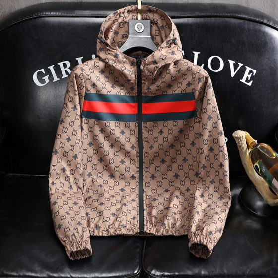 Plus Large Size Men's Fat Spring Coat Men's Casual Men's Jacket Hooded Loose Large Trendy Top