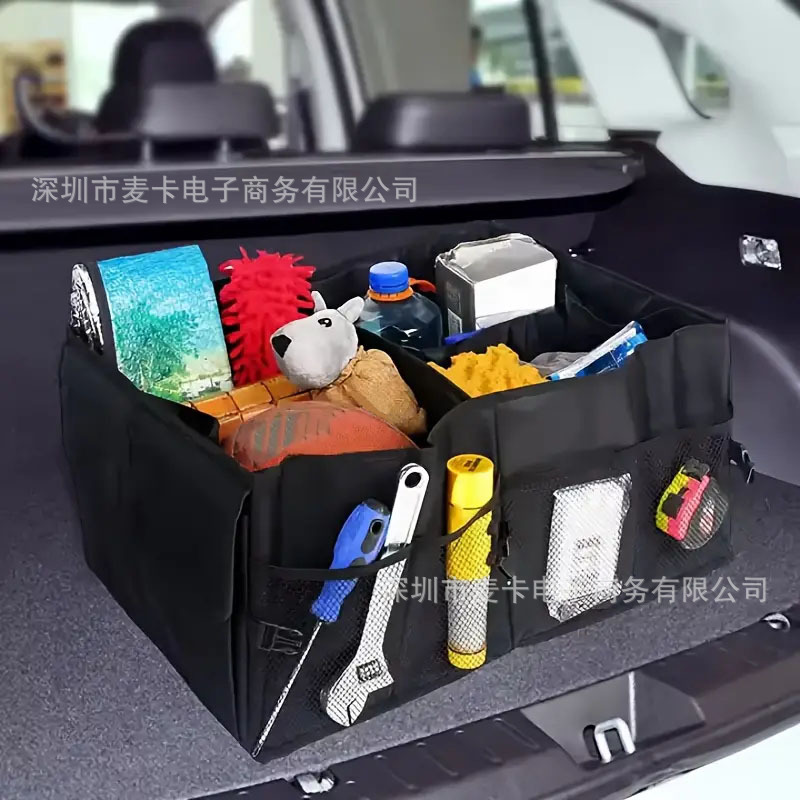 Car Oxford Cloth Storage Bag Car Trunk Organizer Storage Box Foldable Car Storage Bag Storage Box