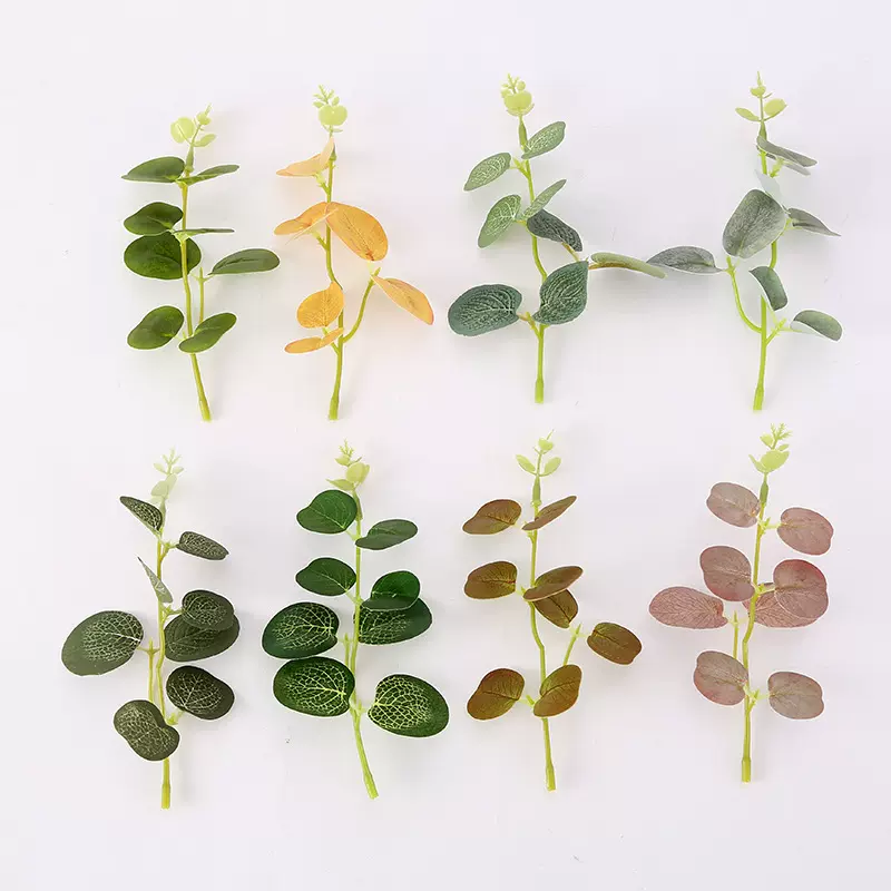 金钱草仿真绿植装饰婚庆摄影仿真花居家摆件多色礼品绢花现货批发