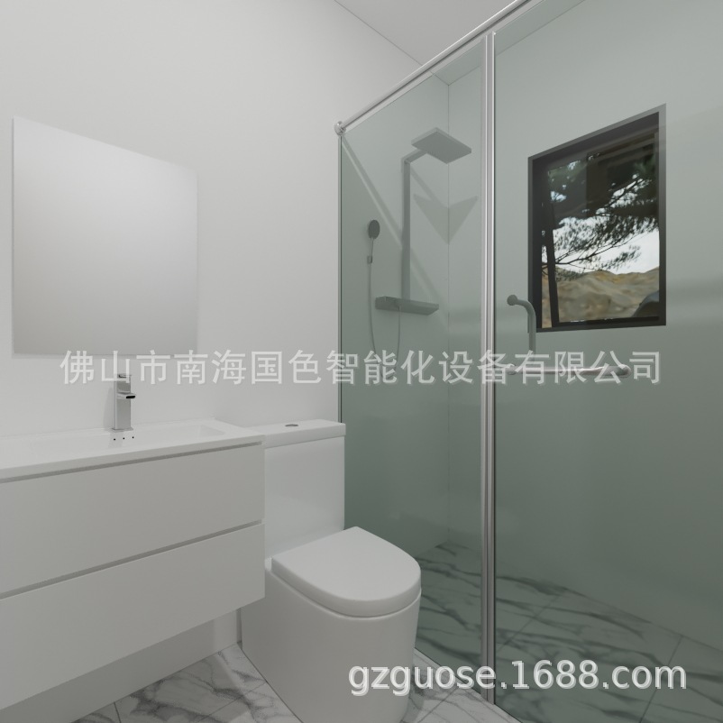 Nueva estructura de acero rural casa móvil de acero ligero Villa Sunshine Room montado hotel residencial casa de vacaciones al aire libre