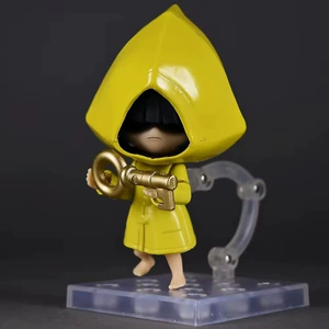 Little Nightmares 2 Q Version Clay 2146 # Xiao Liu желтый плащ подвижный орнамент для изменения лица модель фигурка