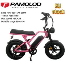16inch女款EBike电动车越野车复古车雪地车胖轮胎车自行车EBIKE