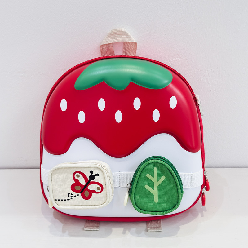 Bolsa infantil transfronteriza de dibujos animados, cáscara de huevo, mochila transpirable, niñas lindas, bolsas escolares de jardín de infantes de clase media y grande