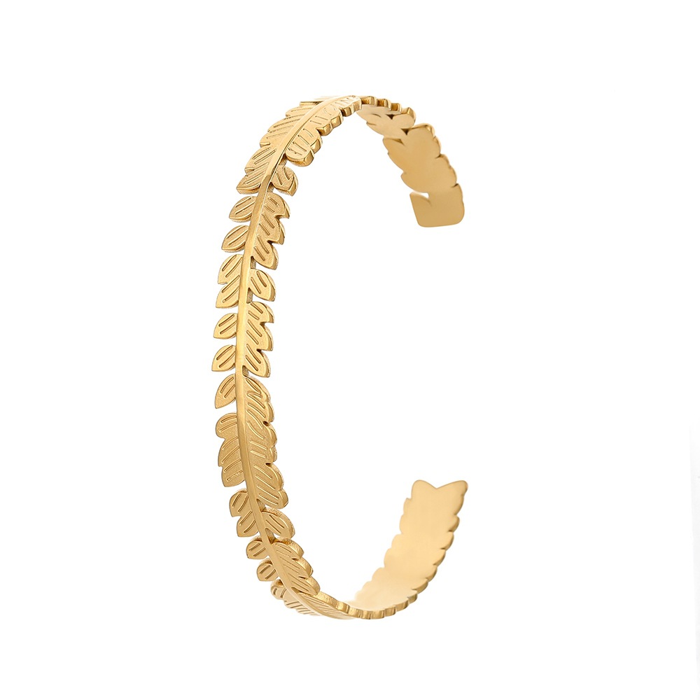 Style Simple Géométrique Œil Acier Inoxydable Placage Bracelet 1 Pièce display picture 62