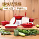 China Red Mummy Pot Cast Iron Enamel Pot Stew Pot Seafood Pot Ceramic Pot Induction Cooker Gas Stove Universal Enamel Pot