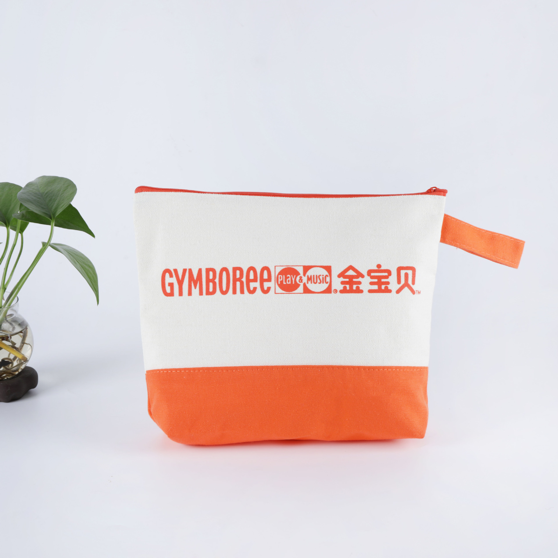 Wow bolsa de lápices de lona personalizada para estudiantes bolsa de almacenamiento de lápiz en blanco patrón creativo bolsa de lona con cremallera bolsa de cosméticos