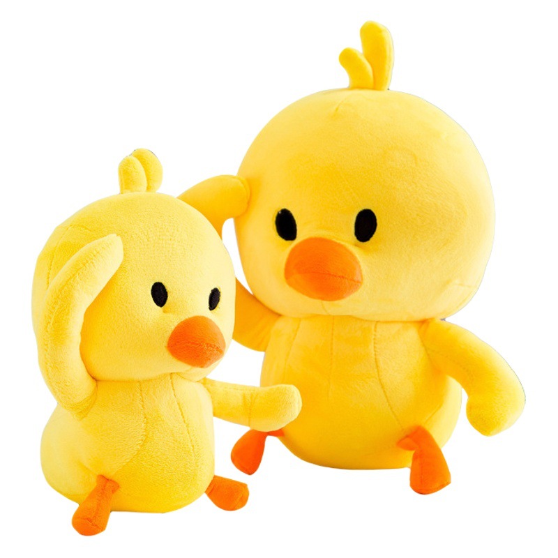 Juguete de peluche regalo de cumpleaños niña linda tiktok pequeño pato amarillo muñeca internet celebridad almohada muñeca