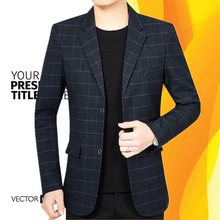 男士西装春秋西装外套男中年商务休闲单西薄款上衣厚款西服爸爸装