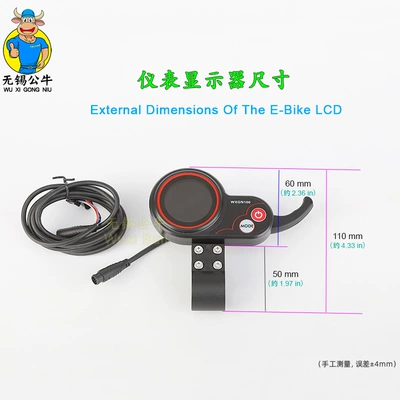 WXGN100 Colorful Instrument Display Elektromobil cihazları