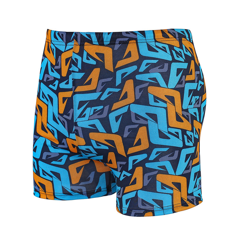 Fábrica al por mayor de los hombres de natación de los troncos de la piscina de aguas termales de color con cordón más tamaño gordo boxeador de los hombres traje de baño