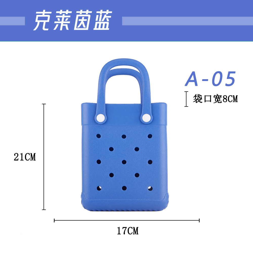 Eva transfronteriza pequeña y encantadora bolsa cuadrada de dibujos animados INS Dongdong bolsa de gelatina bolsa de playa bolso bolso bolso bolso bolso hombro