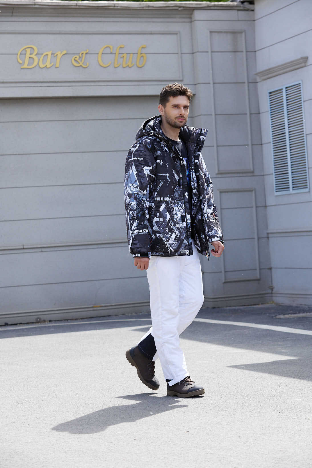 Men's Clothing suit single board double board thickened ski outdoor plus size larger men and women same style_viptrois.com