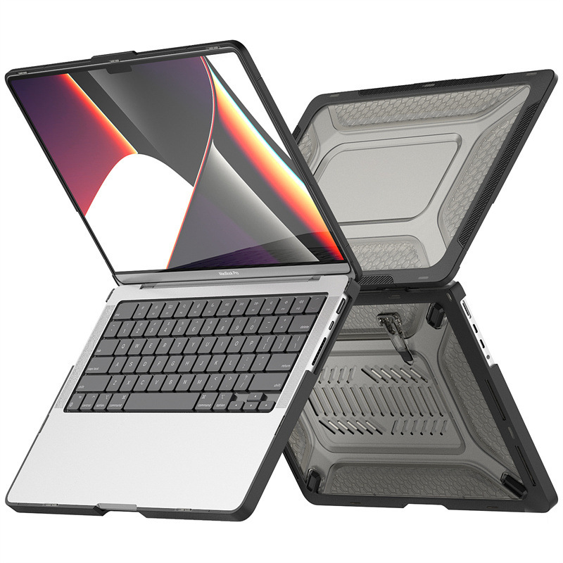Aplicable para Apple Macbook Air13 cubierta de portátil disipación de calor PC Stand Pro 14 16 cubierta trasera a prueba de caídas