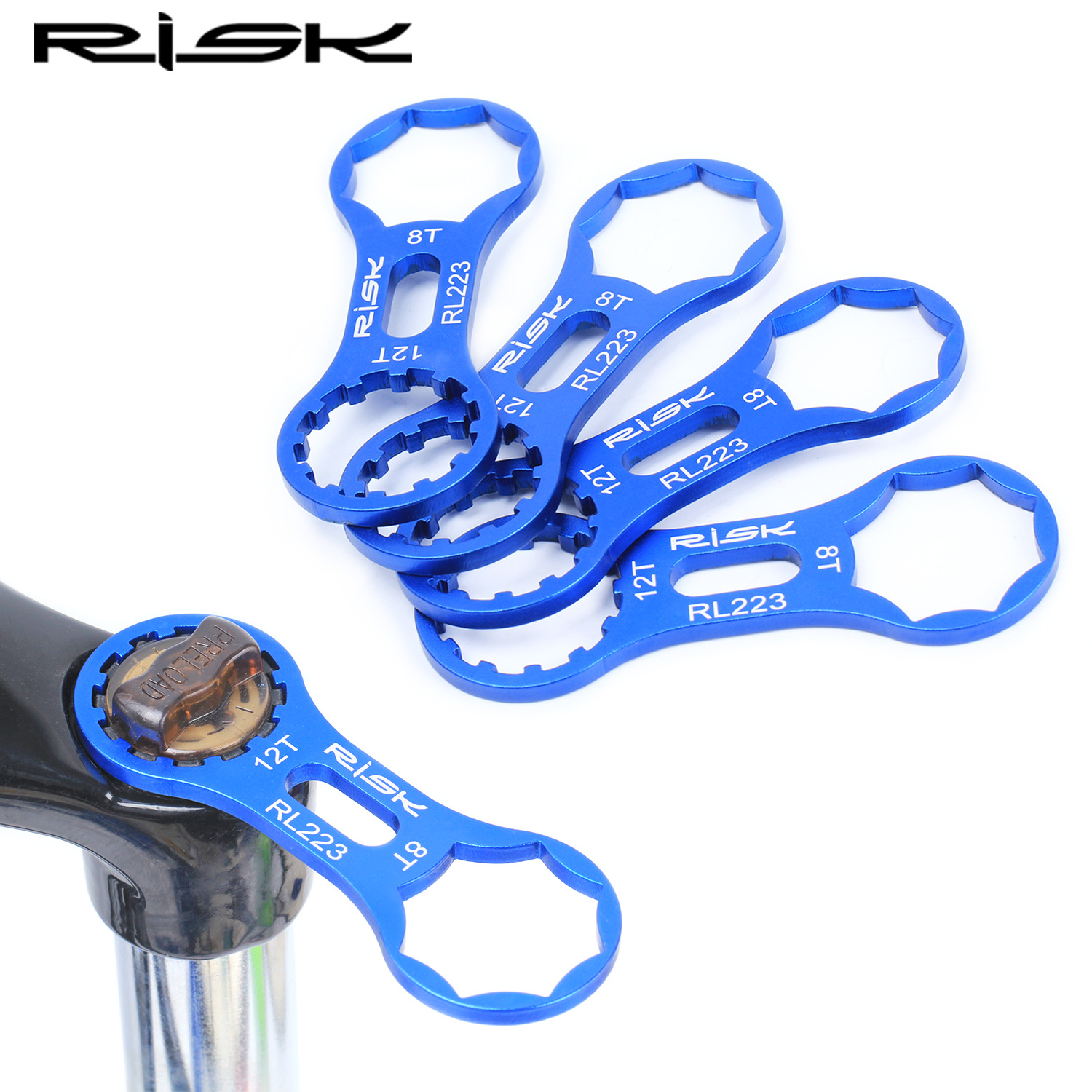 RISK山地车避震器前叉肩盖拆卸扳手 肩盖工具三拓XCM/XCR/XCT/RST|ms