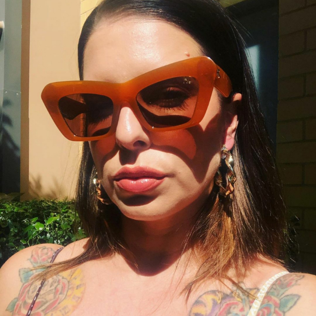 2021 Nueva forma de CEJA cuadrada gafas de sol de Marco grande transfronterizo hombres y mujeres mismas gafas de sol 90006
