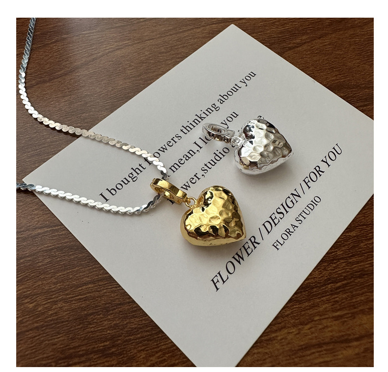 13g Weight 1 Piece 925 Sterling Silver Heart Shape Pendant