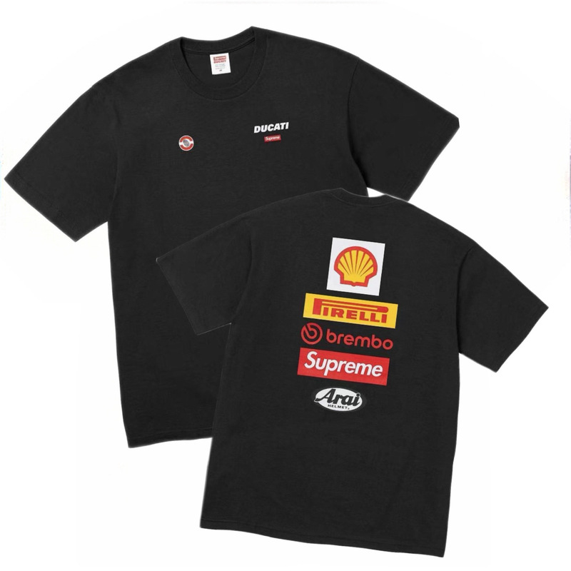 SUP潮牌SS25  Short-sleeved T-shirt 美潮街潮短袖T恤|undefined