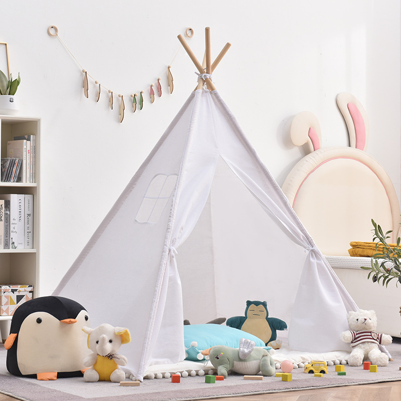 Tienda india para niños, casa de juegos interior para niños y niñas, pícnic al aire libre, salida, casa pequeña, sombrilla, tienda pequeña