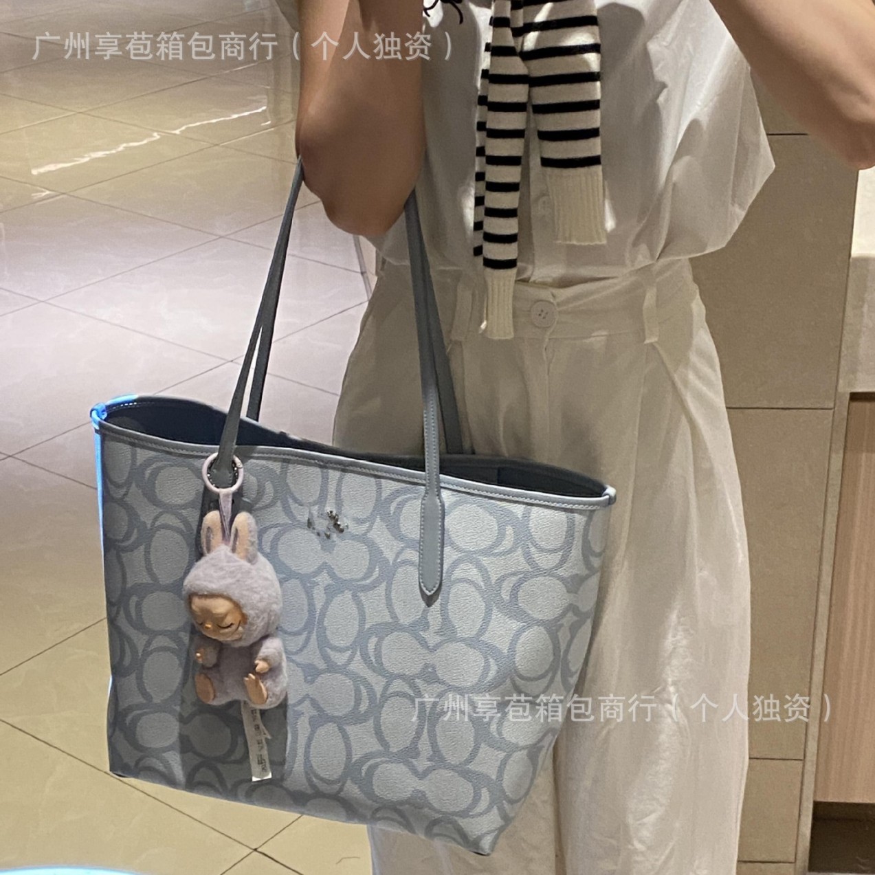 2025新款寇家city33子母包印花购物袋高级轻奢手提托特单肩斜挎包