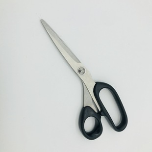 Stainless steel tailor scissors plastic handle tailor scissors household tailor scissors civil South Korea barbecue scissors kitchen scissors factory