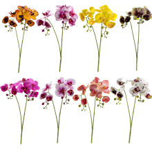 蝴蝶兰花艺假花束塑料花摆设插花材料家居客厅餐桌摆件装饰花花卉