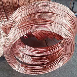 防雷接地电镀铜圆线地下工程掩埋电镀铜圆线多股光伏铜覆钢绞线