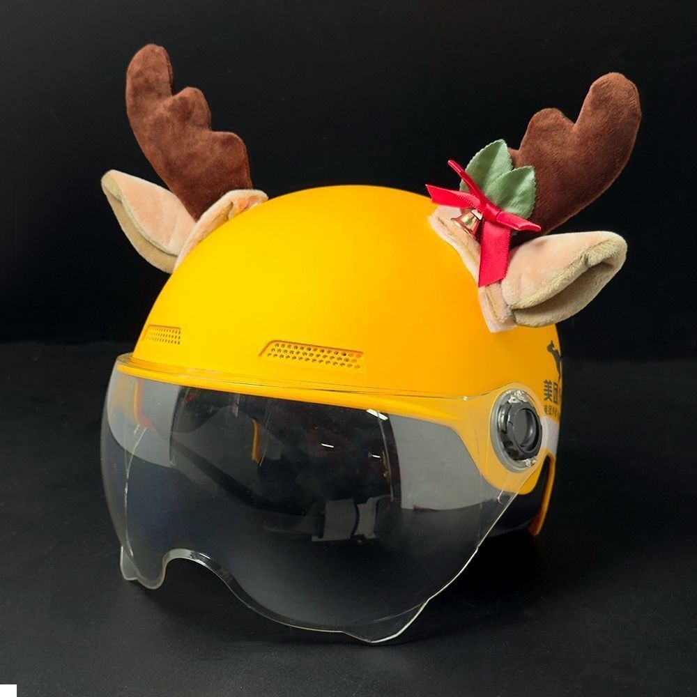 Garfield cat helmet decoration, delivery helmet accessory, high-end cute motorcycle helmet, universal and detachable
