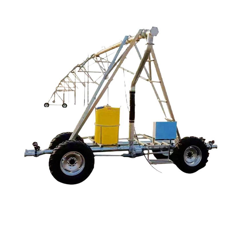 máquina de riego de pulverización de punta automática completa para sistema de riego de gran área de tierras agrícolas de alto estándar