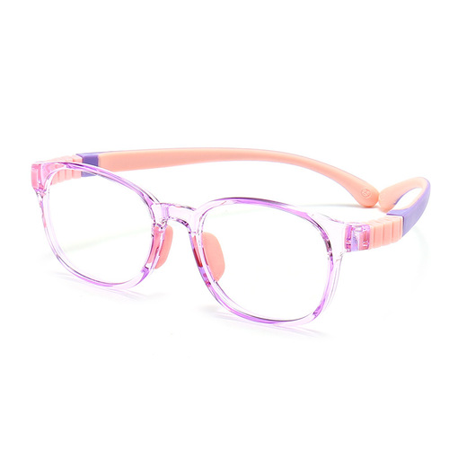 TRD-29新款儿童眼镜框防蓝光硅胶护目镜TR90可配近视眼镜架4-14岁