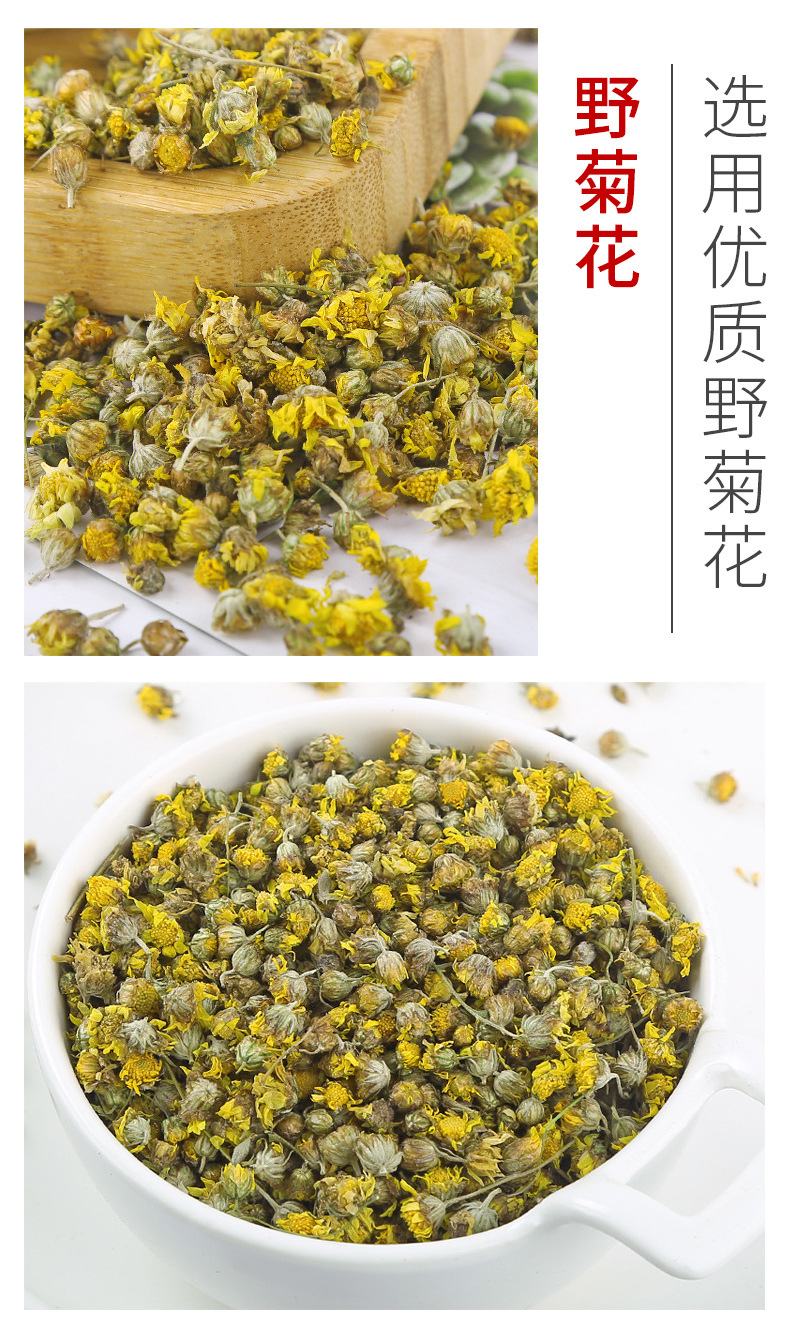 Chrysanthemum Flower Collection (Chrysanthemum morifolium) — Dried Herbal Tea Assortment preparation