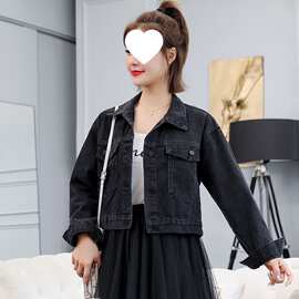 牛仔外套女韩版宽松学生春秋季ins长袖秋装新款牛仔服牛仔衣上衣