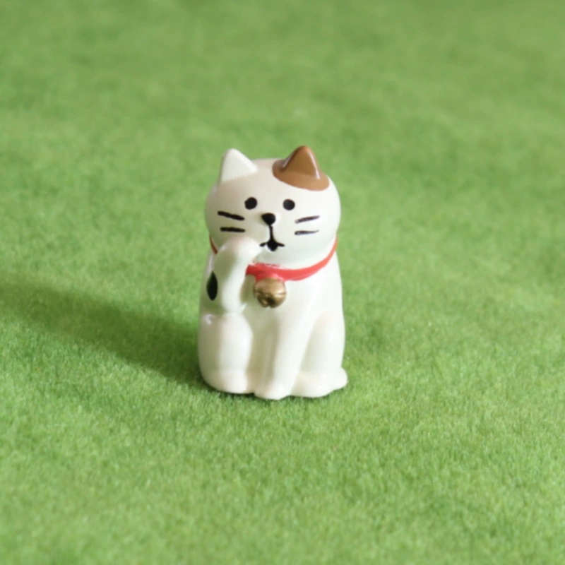 Small table resin decor, minifigure, cat