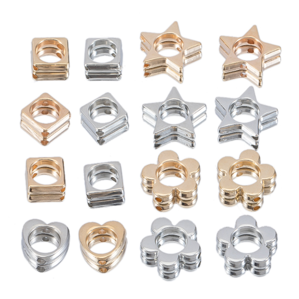 塑料CCB几何图形珠子手工diy手串珠手链串珠手机链散珠子饰品配件