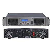 Усилитель мощности PV9000 для дома, 2U, двухканальный, профессиональное аудиооборудование для караоке, высокомощный сценический усилитель