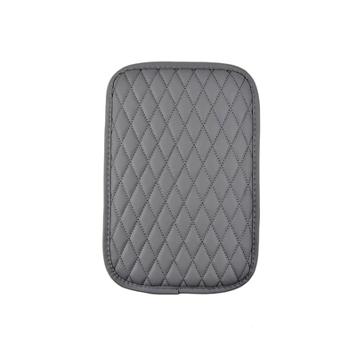 Armrest box pad, pad universal interior central armrest - ling-small-grid-style-grey