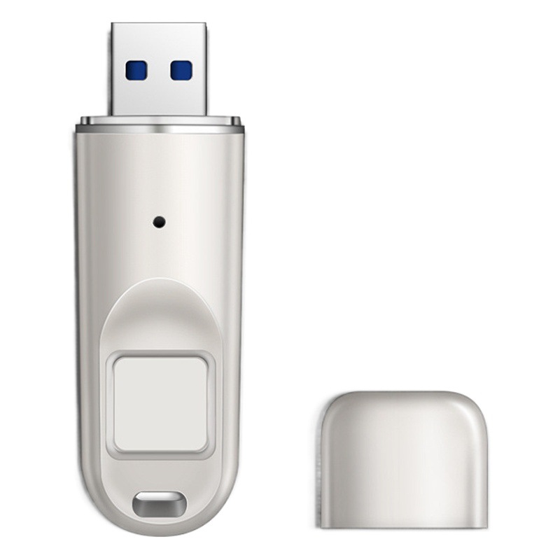Suministro directo de fábrica cifrado de huellas dactilares disco flash USB aleación de zinc usb3.0 Identificación de huellas dactilares cifrado de computadora de oficina de alta velocidad disco flash USB