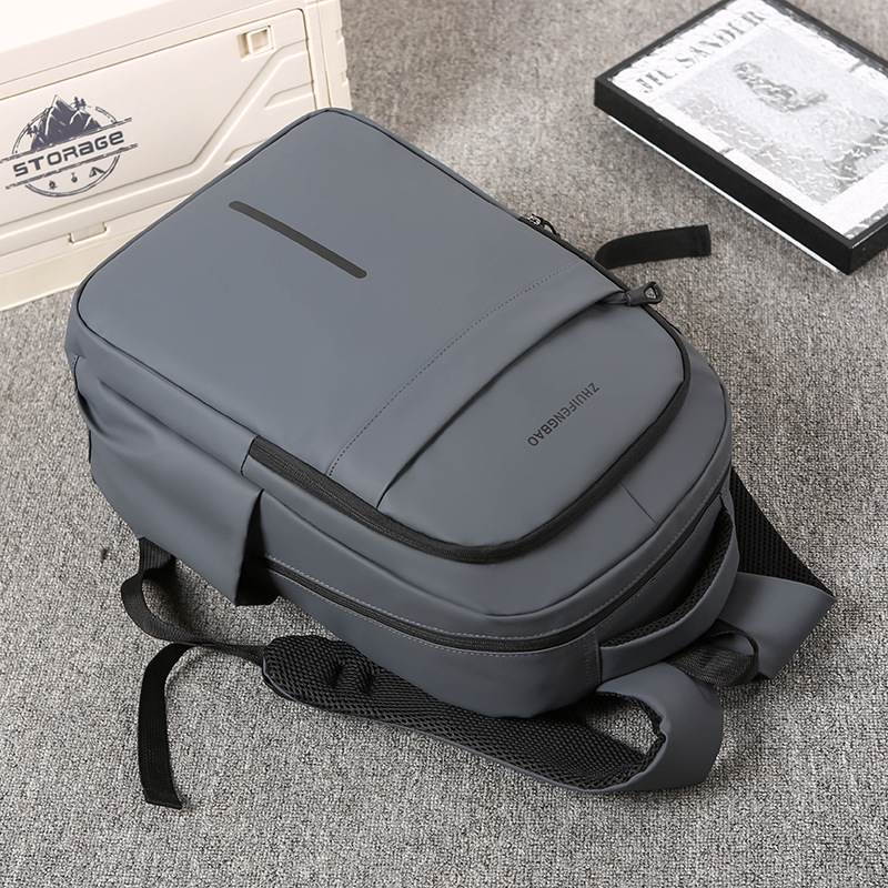 Waterproof Leather Travel Backpack For Men Multi Functional Bag_voghion.com